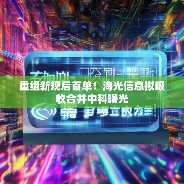 重组新规后首单！海光信息拟吸收合并中科曙光