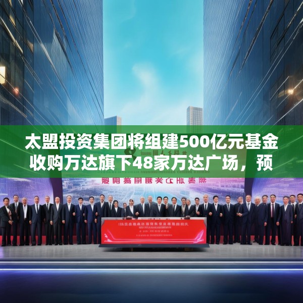 太盟投资集团将组建500亿元基金收购万达旗下48家万达广场，预计下半年交割
