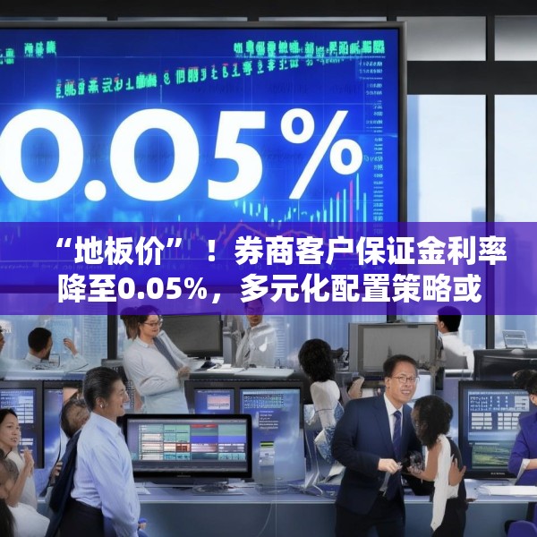 “地板价” ！券商客户保证金利率降至0.05%，多元化配置策略或将破局