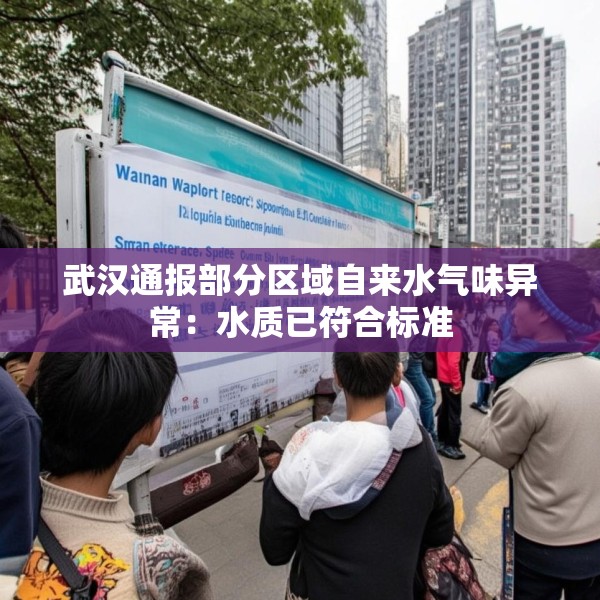 武汉通报部分区域自来水气味异常：水质已符合标准