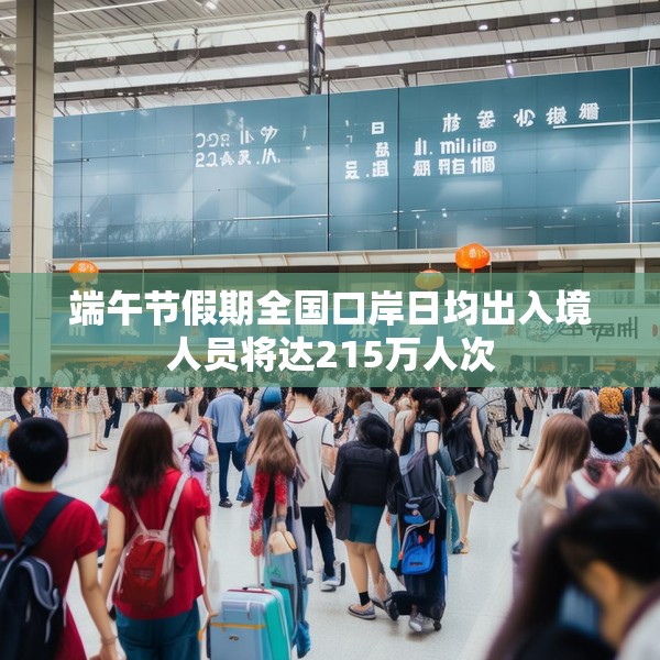端午节假期全国口岸日均出入境人员将达215万人次