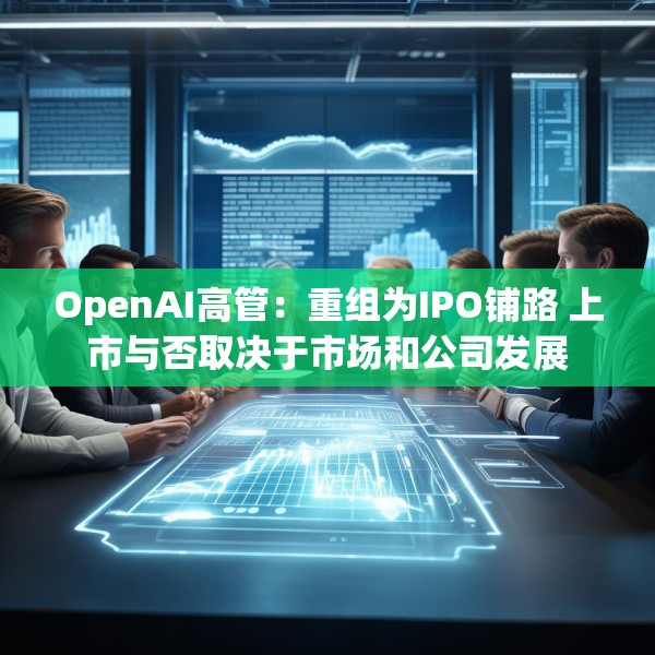 OpenAI高管：重组为IPO铺路 上市与否取决于市场和公司发展