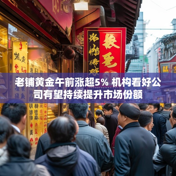 老铺黄金午前涨超5% 机构看好公司有望持续提升市场份额