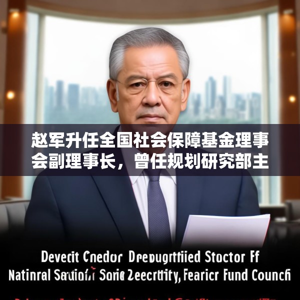 赵军升任全国社会保障基金理事会副理事长，曾任规划研究部主任