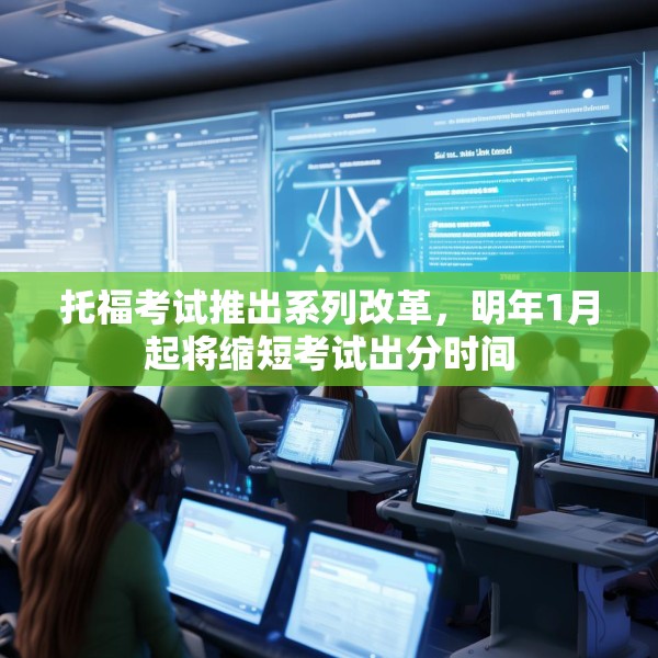 托福考试推出系列改革，明年1月起将缩短考试出分时间