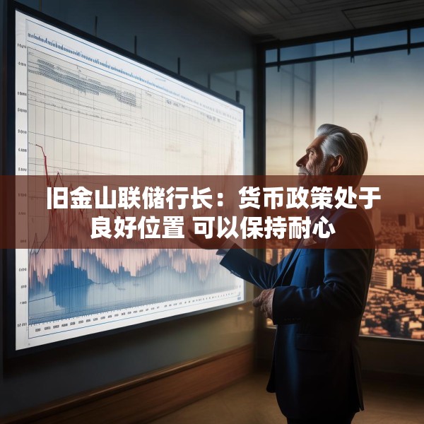 旧金山联储行长：货币政策处于良好位置 可以保持耐心