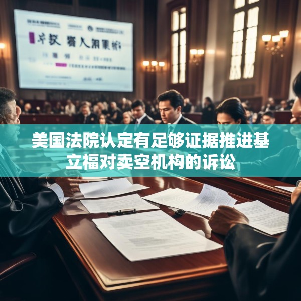 美国法院认定有足够证据推进基立福对卖空机构的诉讼