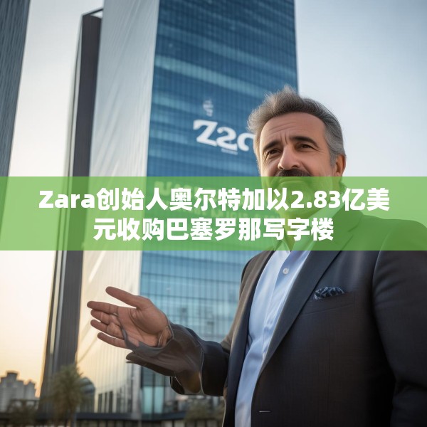 Zara创始人奥尔特加以2.83亿美元收购巴塞罗那写字楼