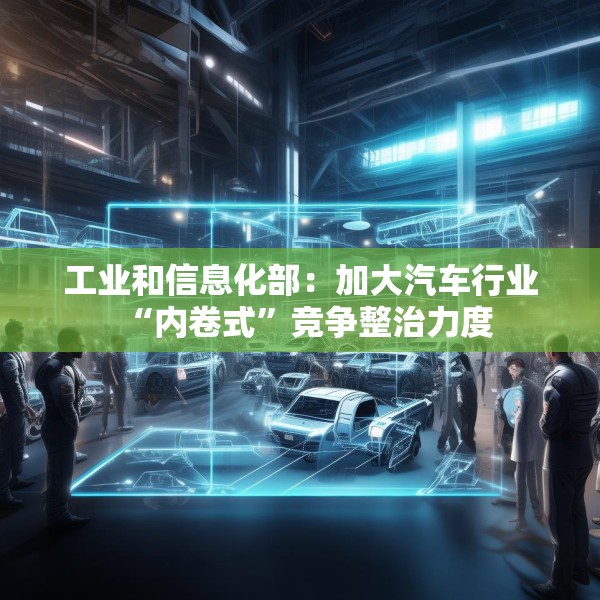 工业和信息化部：加大汽车行业“内卷式”竞争整治力度