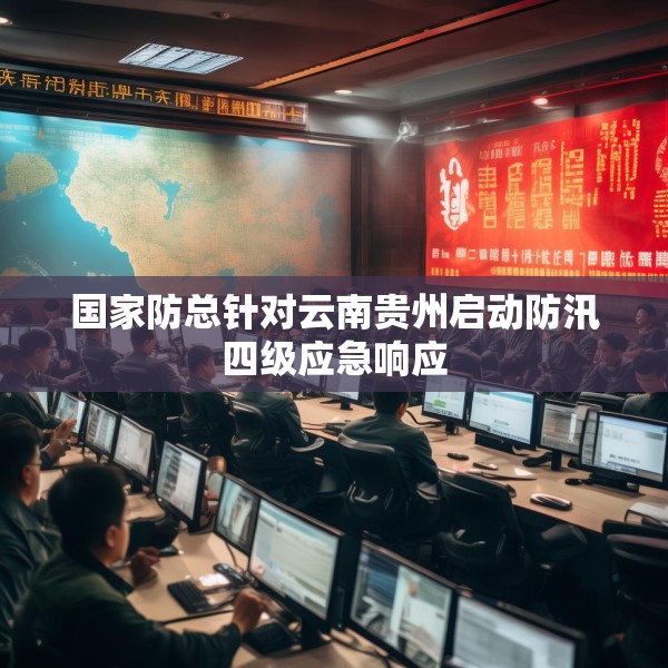 国家防总针对云南贵州启动防汛四级应急响应