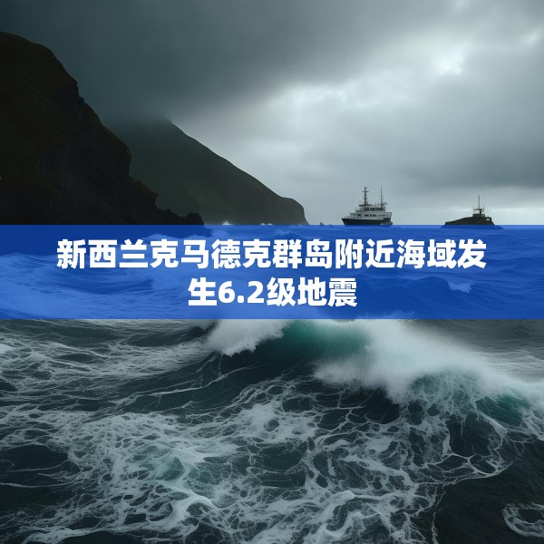 新西兰克马德克群岛附近海域发生6.2级地震