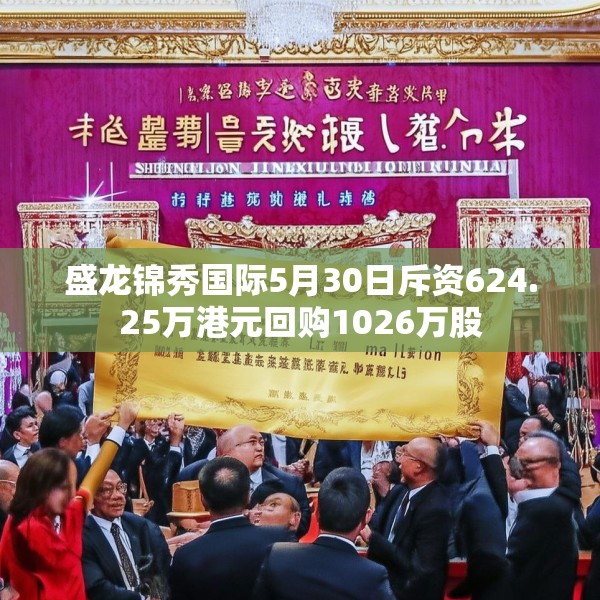 盛龙锦秀国际5月30日斥资624.25万港元回购1026万股