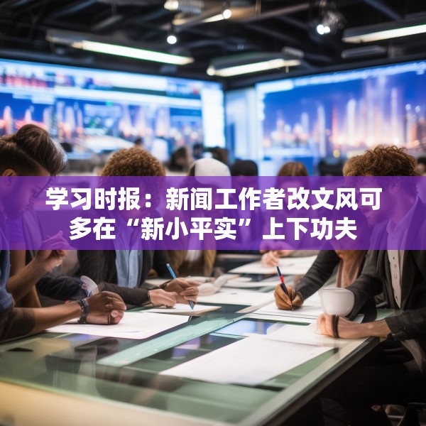 学习时报：新闻工作者改文风可多在“新小平实”上下功夫