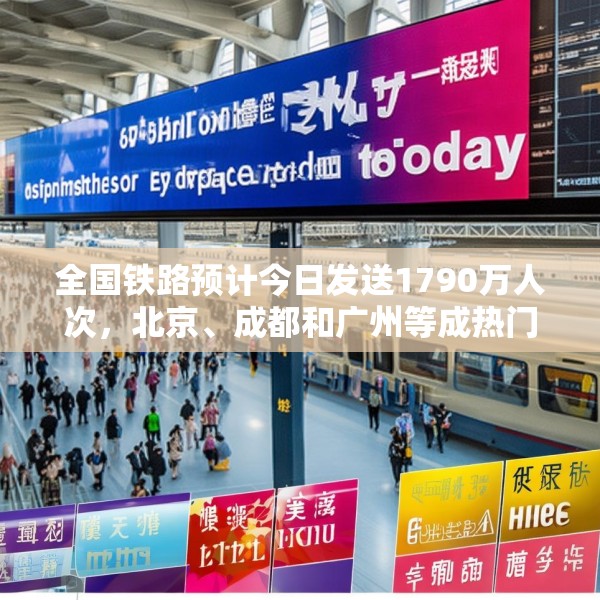 全国铁路预计今日发送1790万人次，北京、成都和广州等成热门出发城市