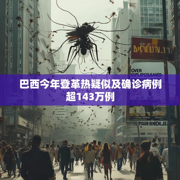 巴西今年登革热疑似及确诊病例超143万例