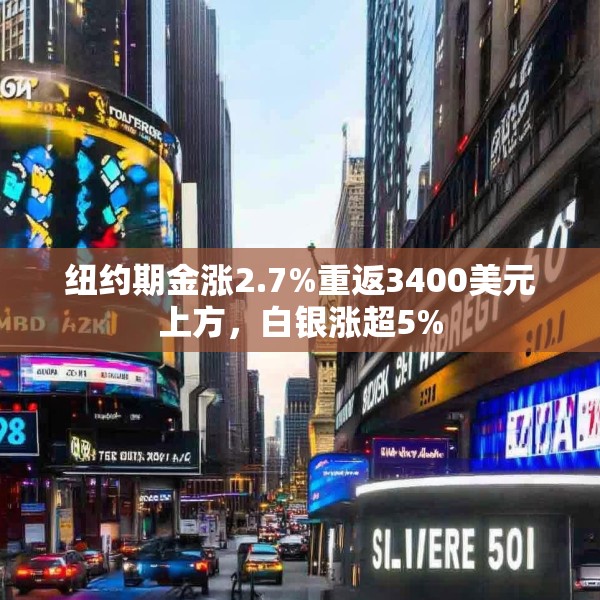 纽约期金涨2.7%重返3400美元上方，白银涨超5%