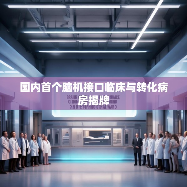国内首个脑机接口临床与转化病房揭牌