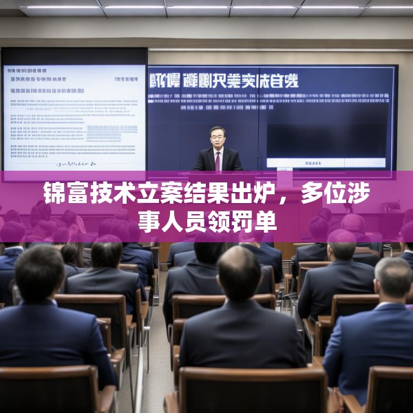 锦富技术立案结果出炉，多位涉事人员领罚单