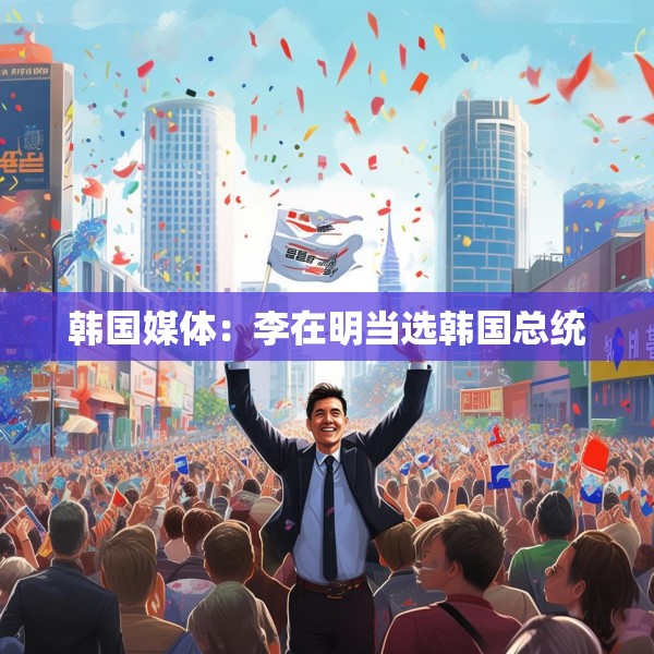 韩国媒体：李在明当选韩国总统