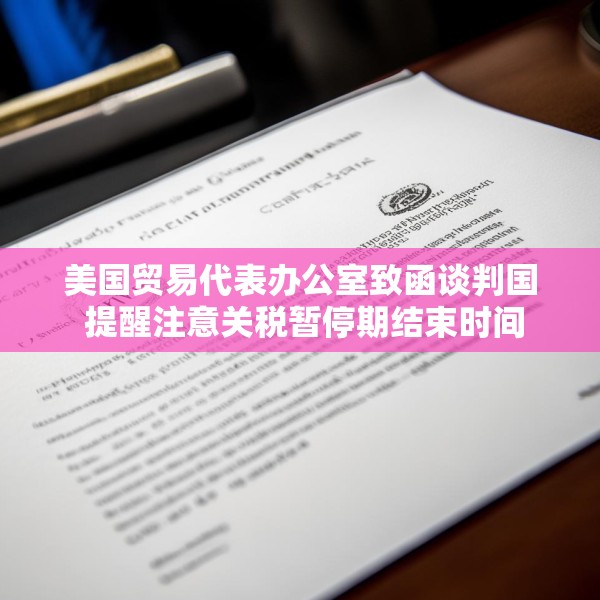 美国贸易代表办公室致函谈判国 提醒注意关税暂停期结束时间