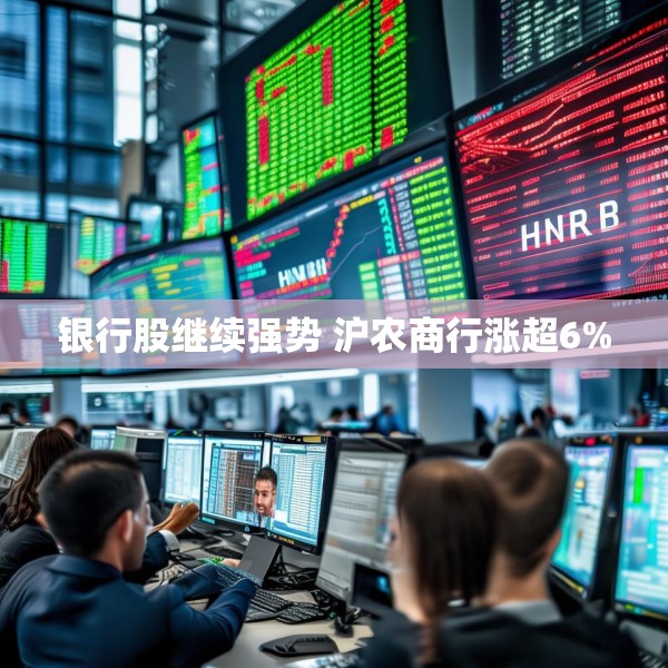 银行股继续强势 沪农商行涨超6%