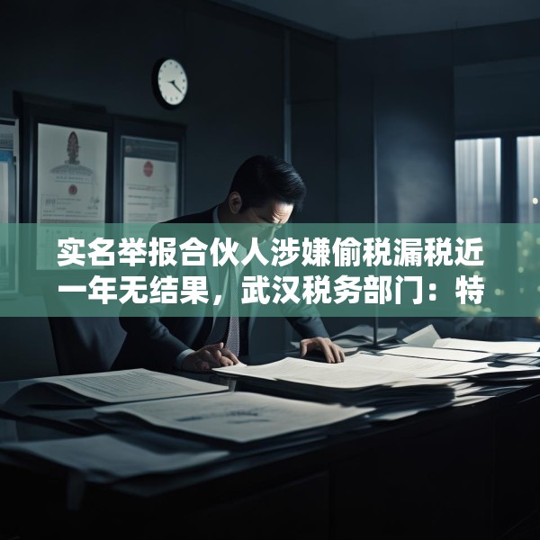实名举报合伙人涉嫌偷税漏税近一年无结果，武汉税务部门：特殊情况检查可延期