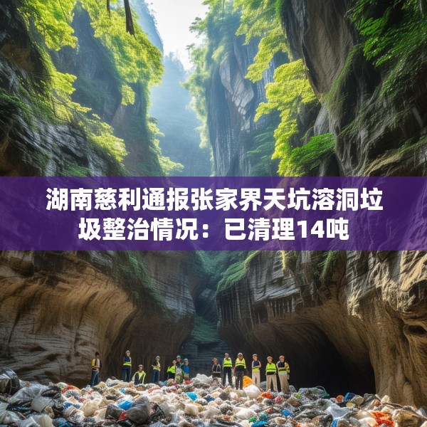 湖南慈利通报张家界天坑溶洞垃圾整治情况：已清理14吨
