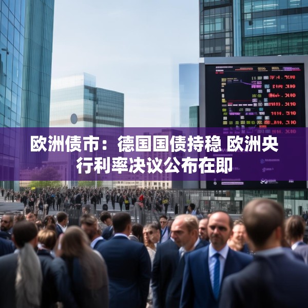 欧洲债市：德国国债持稳 欧洲央行利率决议公布在即