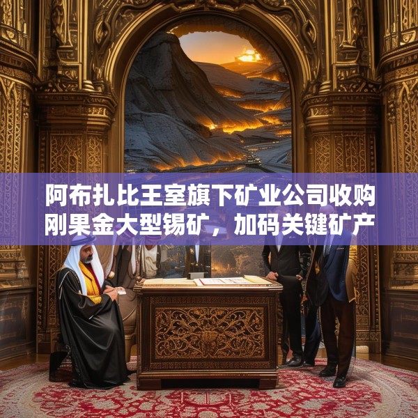 阿布扎比王室旗下矿业公司收购刚果金大型锡矿，加码关键矿产布局