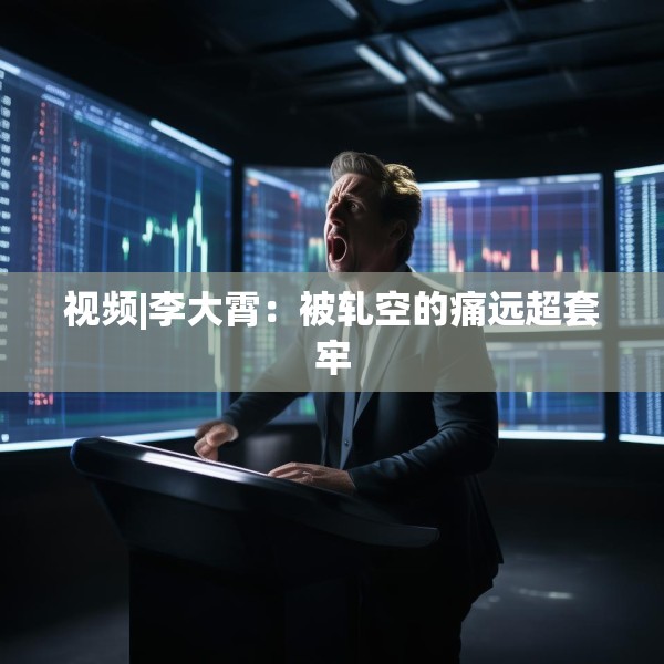 视频|李大霄：被轧空的痛远超套牢