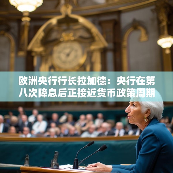 欧洲央行行长拉加德：央行在第八次降息后正接近货币政策周期尾声
