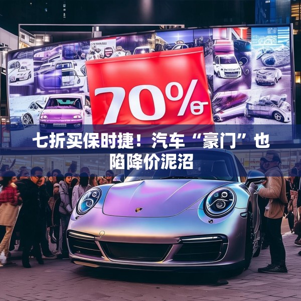 七折买保时捷！汽车“豪门”也陷降价泥沼