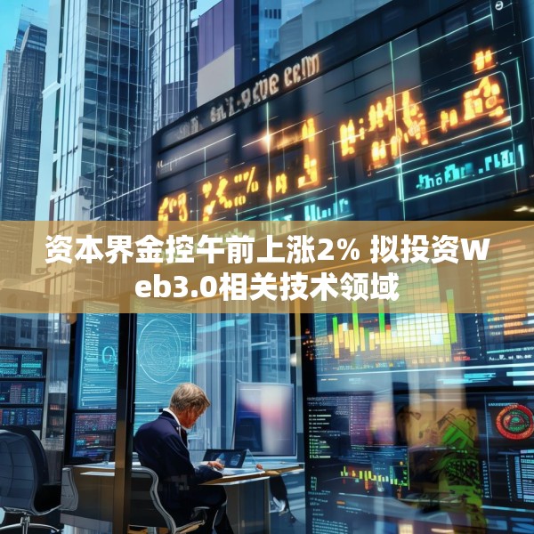 资本界金控午前上涨2% 拟投资Web3.0相关技术领域