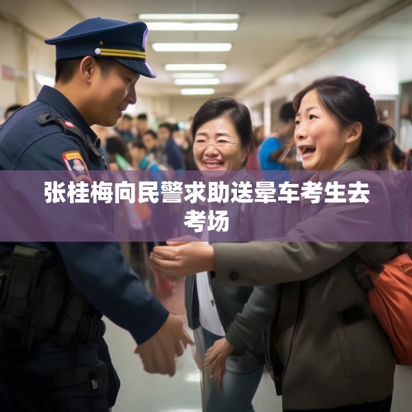 张桂梅向民警求助送晕车考生去考场