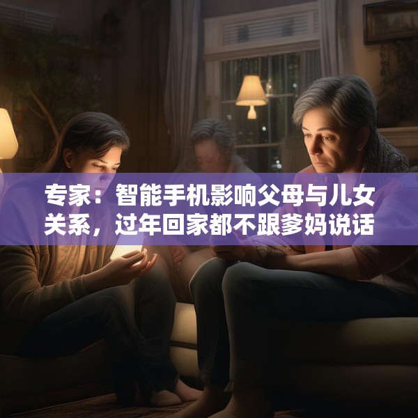 专家：智能手机影响父母与儿女关系，过年回家都不跟爹妈说话