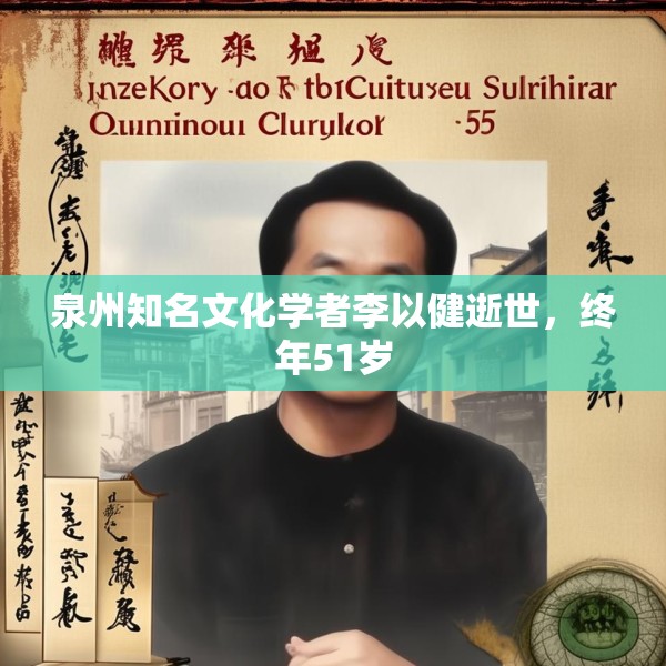 泉州知名文化学者李以健逝世，终年51岁