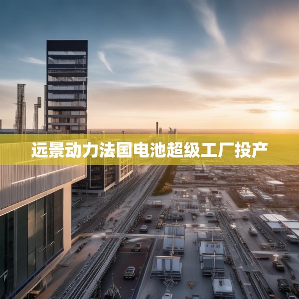 远景动力法国电池超级工厂投产