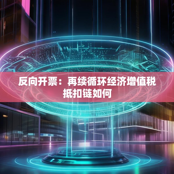 反向开票：再续循环经济增值税抵扣链如何