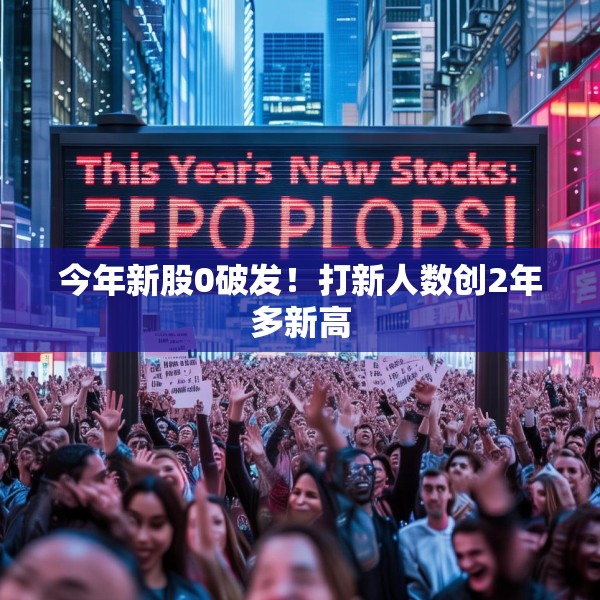 今年新股0破发！打新人数创2年多新高