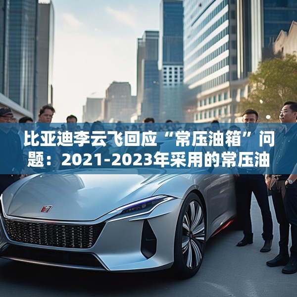 比亚迪李云飞回应“常压油箱”问题：2021-2023年采用的常压油箱方案，符合法规要求