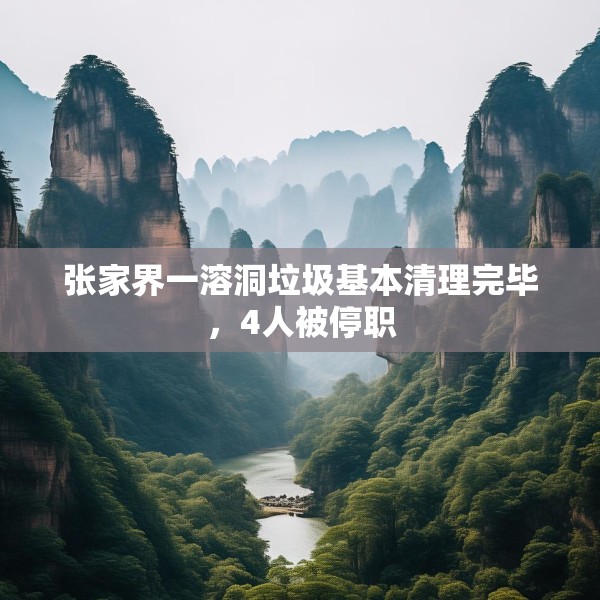张家界一溶洞垃圾基本清理完毕，4人被停职