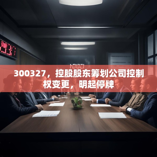 300327，控股股东筹划公司控制权变更，明起停牌
