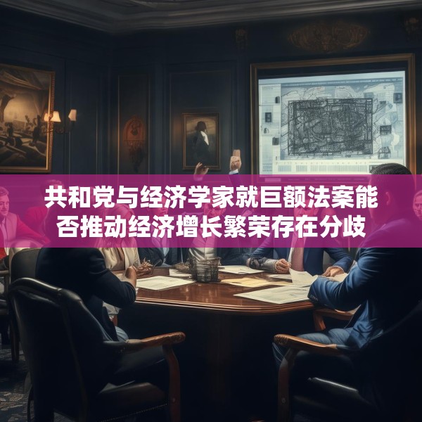 共和党与经济学家就巨额法案能否推动经济增长繁荣存在分歧