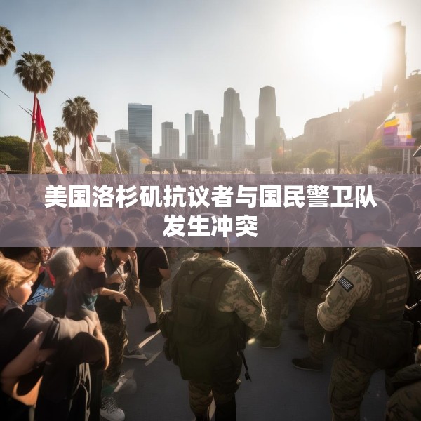 美国洛杉矶抗议者与国民警卫队发生冲突