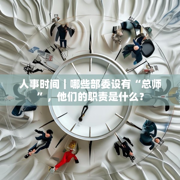 人事时间｜哪些部委设有“总师”，他们的职责是什么？