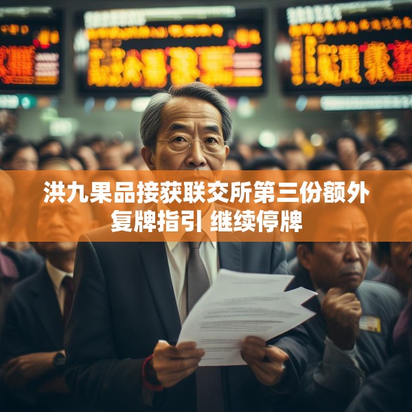 洪九果品接获联交所第三份额外复牌指引 继续停牌
