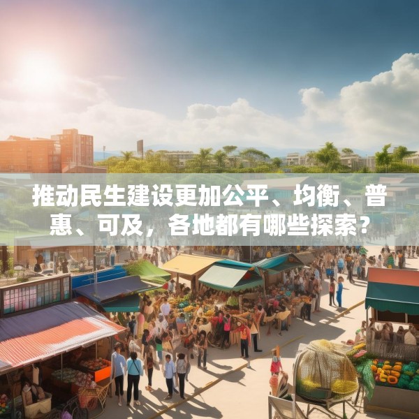 推动民生建设更加公平、均衡、普惠、可及，各地都有哪些探索？