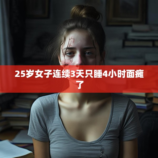 25岁女子连续3天只睡4小时面瘫了