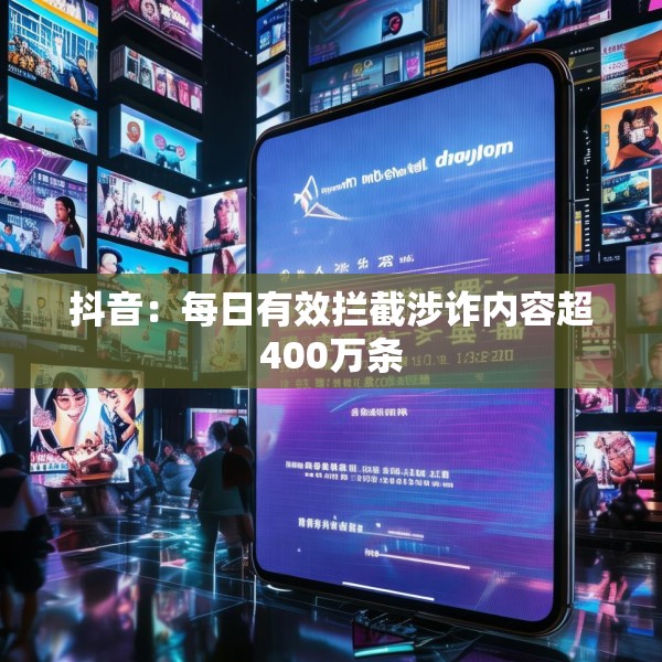 抖音：每日有效拦截涉诈内容超400万条