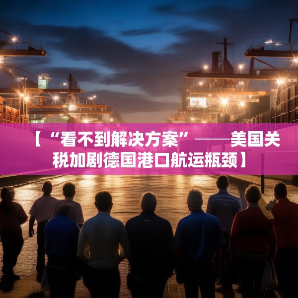 【“看不到解决方案”──美国关税加剧德国港口航运瓶颈】